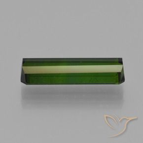 Tormalina Verde profondo della foresta naturale da 2.89 ct, Taglio smeraldo, VS