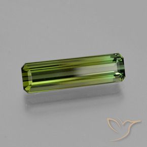 Tormalina Verde scuro naturale da 2.70 ct, Ottagonale / Taglio smeraldo, VVS-VS