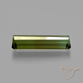 Tormalina Verde scuro naturale da 2.70 ct, Ottagonale / Taglio smeraldo, VVS-VS