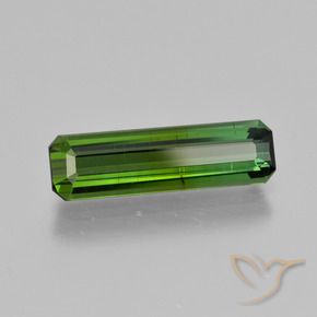 Tormalina Verde scuro naturale da 1.81 ct, Ottagonale / Taglio smeraldo, VS-SI