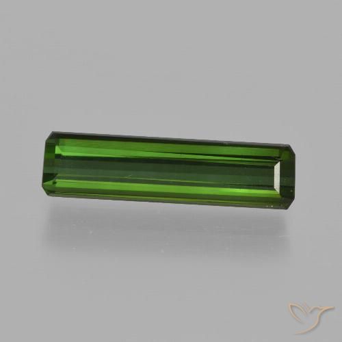1.91ct Naturale Verde foresta Tormalina, Taglio smeraldo, VVS-VS