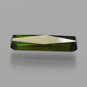 Tormalina Verde scuro naturale da 1.62 ct, Taglio smeraldo, VS
