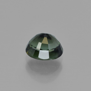 Tormalina Verde medio naturale da 1.19 ct, Taglio ovale, VVS-VS