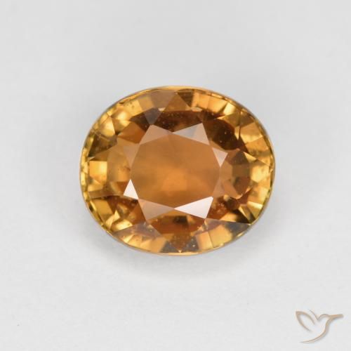 1.47ct Naturale Oro medio Tormalina, Ovale, VS