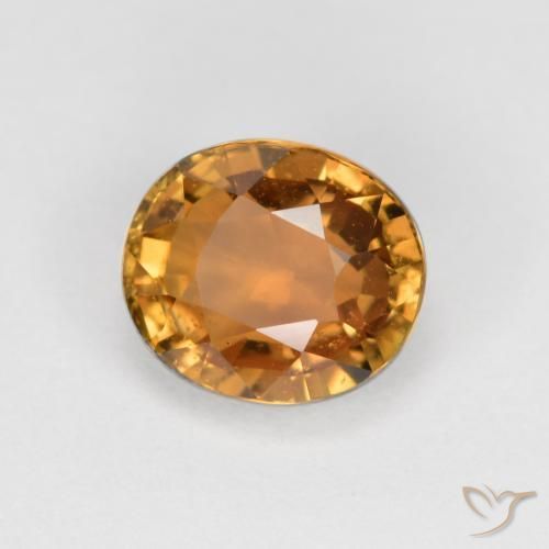 Tormalina Oro medio naturale da 1.47 ct, Ovale, VS