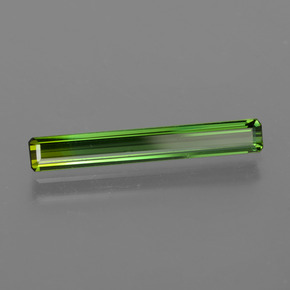Tormalina Verde scuro naturale da 1.55 ct, Taglio smeraldo, VVS-VS