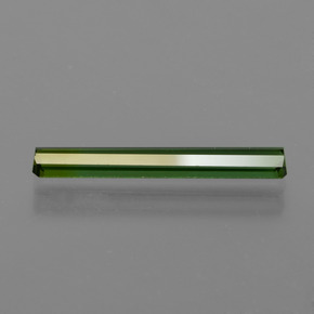 Tormalina Verde scuro naturale da 1.55 ct, Taglio smeraldo, VVS-VS