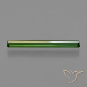 Tormalina Verde medio naturale da 1.50 ct, Ottagonale / Taglio smeraldo, VVS-VS