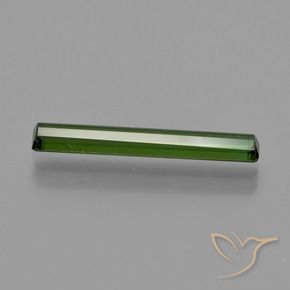 Tormalina Verde scuro naturale da 1.53 ct, Ottagonale / Taglio smeraldo, VS