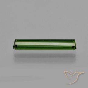Tormalina Verde scuro naturale da 1.59 ct, Ottagonale / Taglio smeraldo, VS