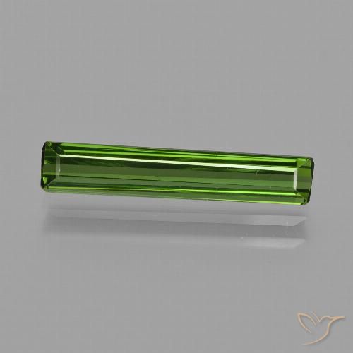 1.53ct Naturale Verde foresta Tormalina, Taglio smeraldo, VVS-VS
