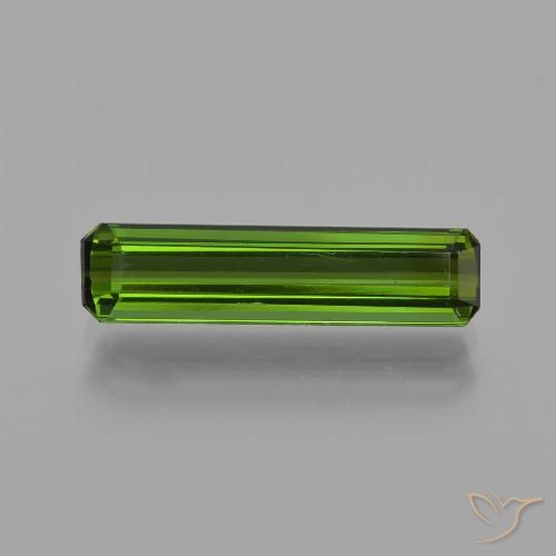 Tormalina Verde foresta naturale da 1.54 ct, Ottagonale / Taglio smeraldo, VS