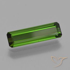 Tormalina Verde medio naturale da 1.12 ct, Ottagonale / Taglio smeraldo, VVS-VS