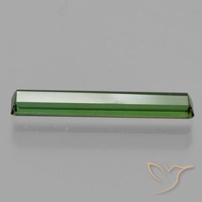 Tormalina Verde terroso naturale da 1.08 ct, Ottagonale / Taglio smeraldo, VVS-VS