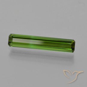 Tormalina Verde scuro naturale da 1.00 ct, Ottagonale / Taglio smeraldo, VS