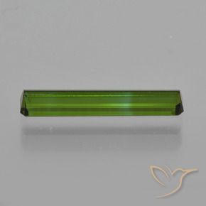 Tormalina Verde scuro naturale da 1.00 ct, Ottagonale / Taglio smeraldo, VS