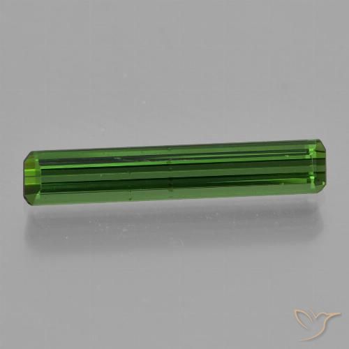 1.08ct Naturale Verde medio Tormalina, Taglio smeraldo, VVS-VS