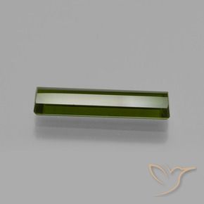 Tormalina Verde terroso naturale da 2.01 ct, Ottagonale / Taglio smeraldo, VS
