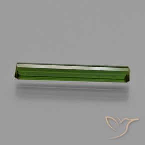Tormalina Verde scuro naturale da 2.11 ct, Ottagonale / Taglio smeraldo, VVS-VS