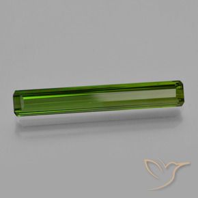 Tormalina Verde scuro naturale da 2.52 ct, Ottagonale / Taglio smeraldo, VVS-VS