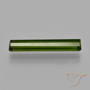 Tormalina Verde scuro naturale da 3.19 ct, Ottagonale / Taglio smeraldo, VS