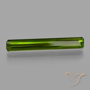 Tormalina Verde terroso naturale da 3.27 ct, Ottagonale / Taglio smeraldo, VS
