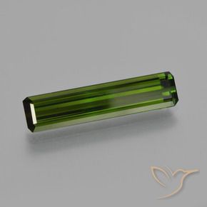 Tormalina Verde scuro naturale da 2.59 ct, Ottagonale / Taglio smeraldo, VS