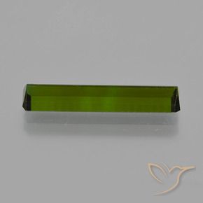 Tormalina Verde scuro naturale da 2.59 ct, Ottagonale / Taglio smeraldo, VS