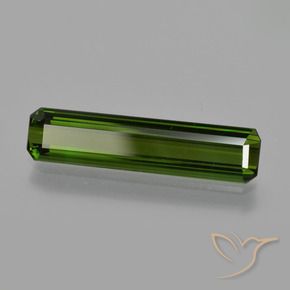 Tormalina Verde scuro terroso naturale da 2.09 ct, Ottagonale / Taglio smeraldo, VS