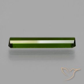 Tormalina Verde scuro terroso naturale da 2.09 ct, Ottagonale / Taglio smeraldo, VS