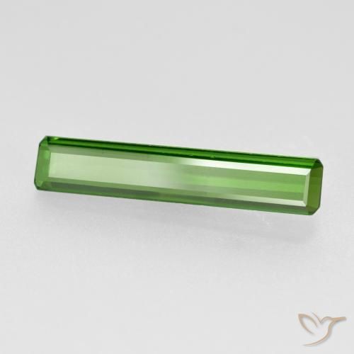Tormalina Verde naturale da 1.35 ct, Ottagonale / Taglio smeraldo, VS