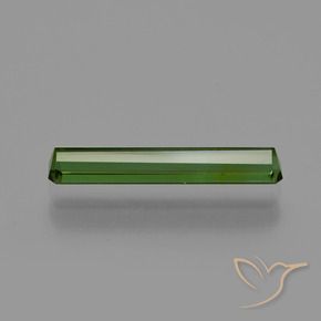 Tormalina Verde scuro naturale da 1.30 ct, Ottagonale / Taglio smeraldo, VS