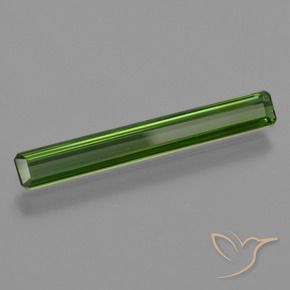 Tormalina Verde profondo della foresta naturale da 1.32 ct, Ottagonale / Taglio smeraldo, VVS-VS