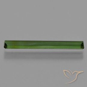 Tormalina Verde profondo della foresta naturale da 1.32 ct, Ottagonale / Taglio smeraldo, VVS-VS