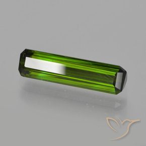 Tormalina Verde foresta naturale da 1.67 ct, Ottagonale / Taglio smeraldo, VVS-VS