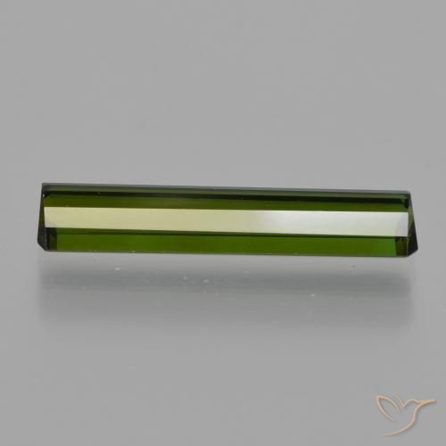 Tormalina Verde scuro naturale da 1.84 ct, Ottagonale / Taglio smeraldo, VS