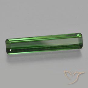 Tormalina Verde naturale da 1.57 ct, Ottagonale / Taglio smeraldo, VVS-VS