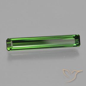 Tormalina Verde medio naturale da 1.67 ct, Ottagonale / Taglio smeraldo, VVS-VS