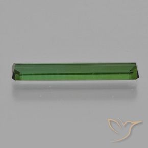 Tormalina Verde medio naturale da 1.67 ct, Ottagonale / Taglio smeraldo, VVS-VS
