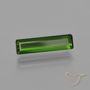 Tormalina Verde terroso naturale da 1.46 ct, Ottagonale / Taglio smeraldo, VVS-VS