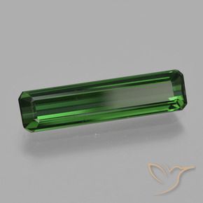 Tormalina Verde naturale da 1.41 ct, Ottagonale / Taglio smeraldo, VVS-VS