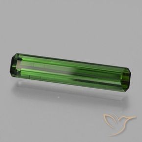 Tormalina Verde naturale da 1.40 ct, Ottagonale / Taglio smeraldo, VVS-VS