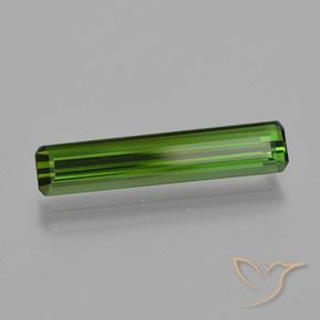 Tormalina Verde terroso naturale da 1.45 ct, Ottagonale / Taglio smeraldo, VVS-VS