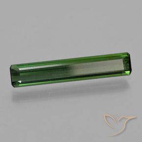 Tormalina Verde medio naturale da 1.43 ct, Ottagonale / Taglio smeraldo, VVS-VS