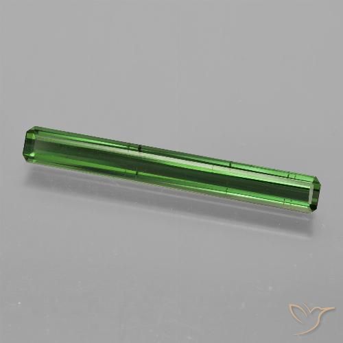 1.44ct Naturale Verde medio Tormalina, Taglio smeraldo, VS-SI