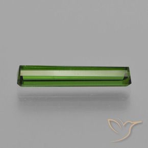 Tormalina Verde scuro naturale da 1.58 ct, Ottagonale / Taglio smeraldo, VVS-VS
