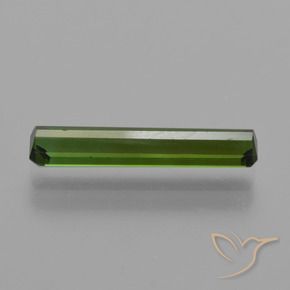 Tormalina Verde terroso naturale da 1.44 ct, Ottagonale / Taglio smeraldo, VS