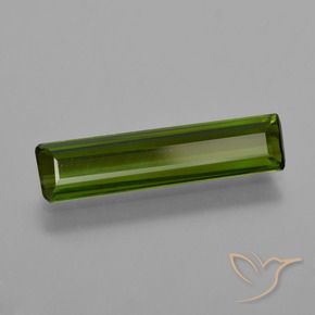 Tormalina Verde scuro naturale da 1.44 ct, Ottagonale / Taglio smeraldo, VS