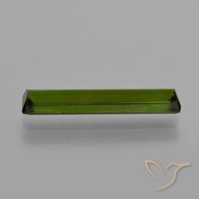 Tormalina Verde scuro naturale da 1.44 ct, Ottagonale / Taglio smeraldo, VS