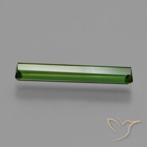 Tormalina Verde scuro naturale da 1.51 ct, Ottagonale / Taglio smeraldo, VVS-VS